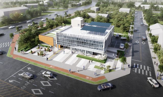 동해 북평산단 내 복합문화센터 조감도