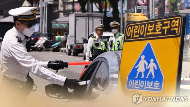 음주운전 단속 (CG)