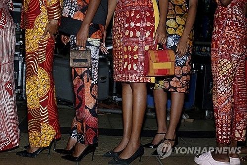 2024년 12월 나이지리아 라고스에서 열린 아프리카 패션위크 