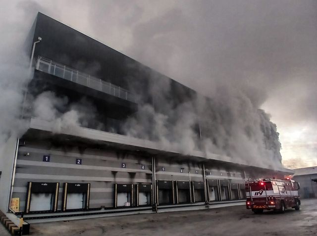 칠곡 지천면 물류창고 화재