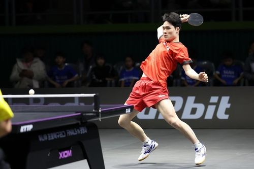 프로탁구리그 파이널스에 나선 장우진