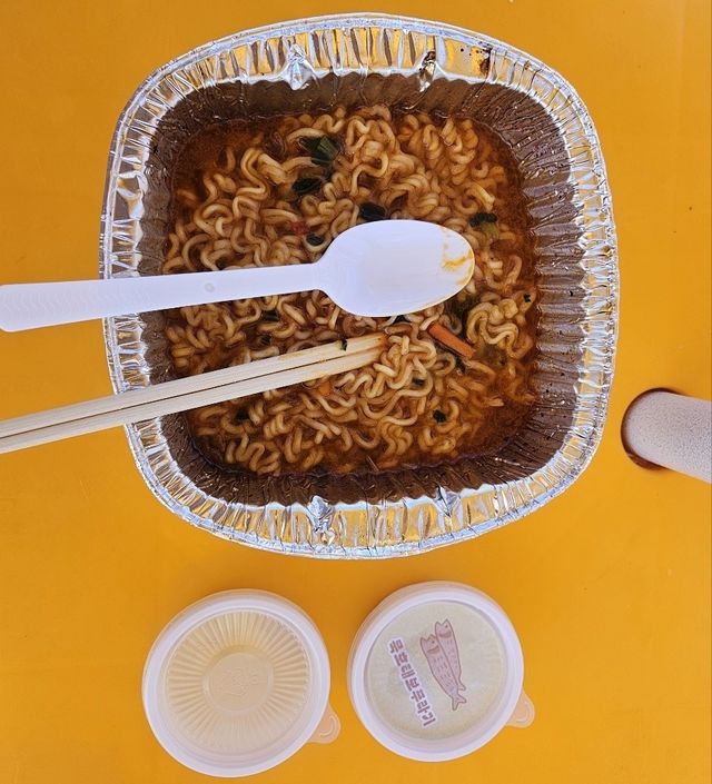 먹태 포푸리 라면