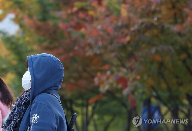 가을에 이렇게 춥다니