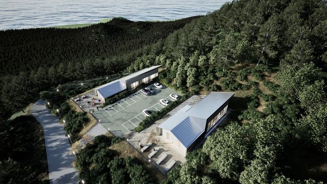 남해 치유의 숲 조감도