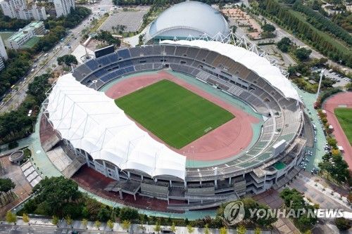 하늘에서 본 고양종합운동장