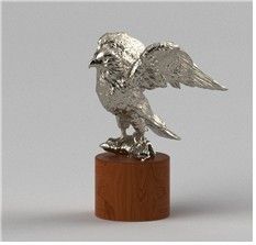 UAE 정상에게 선물한 팔콘 조형물 [대통령실 제공]