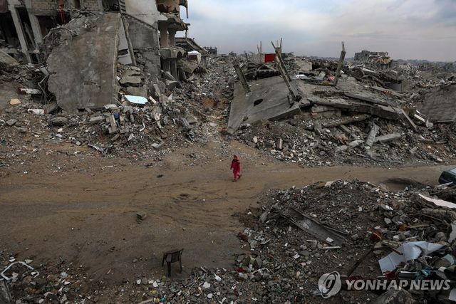 이스라엘 공격으로 파괴된 가자시티