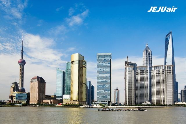 제주항공이 인천, 부산에서 취항하는 중국 상하이
