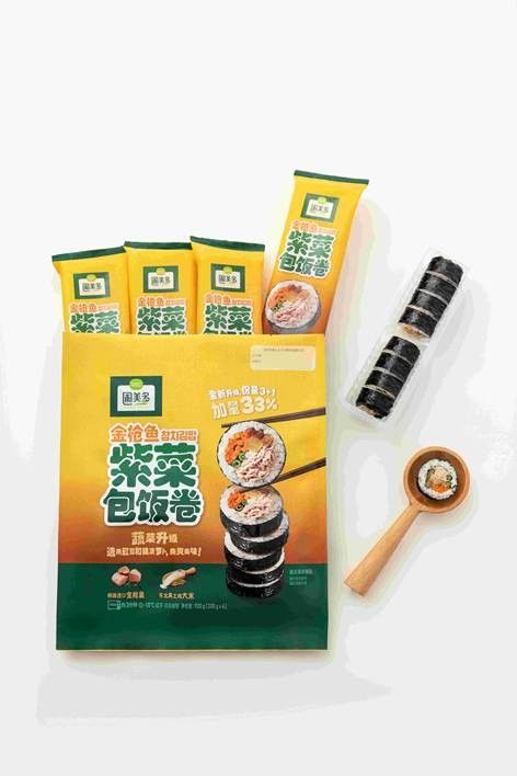 풀무원 중국법인이 현지에서 판매 중인 '참치김밥'