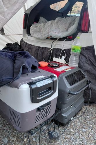 차박 흔적이 발견된 사고 현장