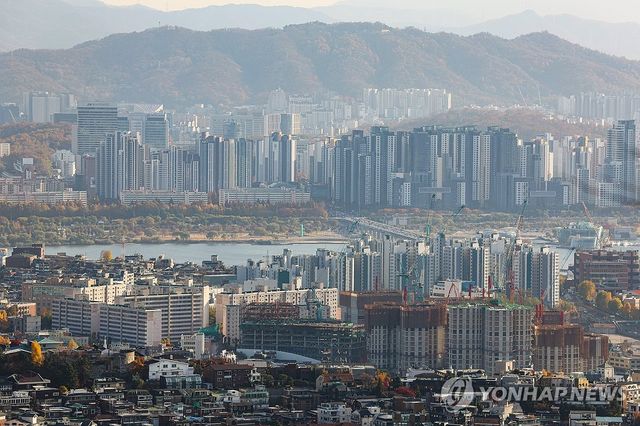 서울 아파트 모습