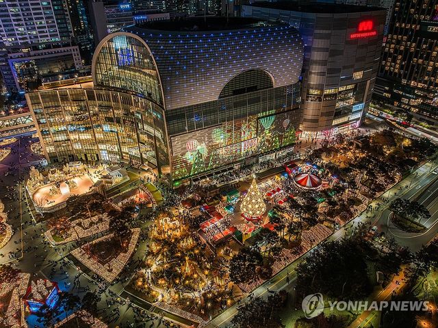 롯데물산, 초대형 크리스마스 타운 선봬