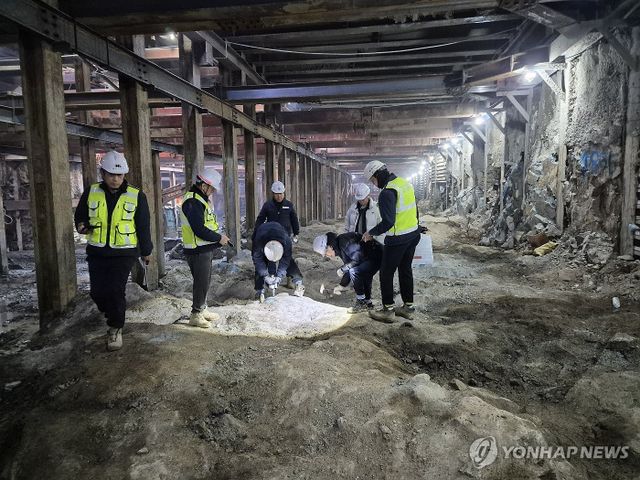 광주 도시철도 공사현장 