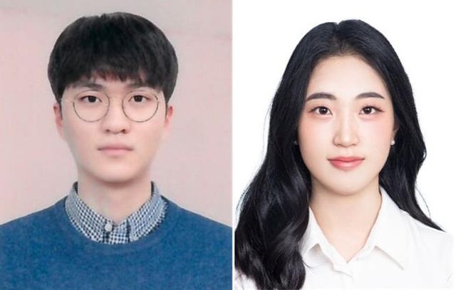 가천효행대상 수상자 김재우씨(왼쪽)와 이지원씨