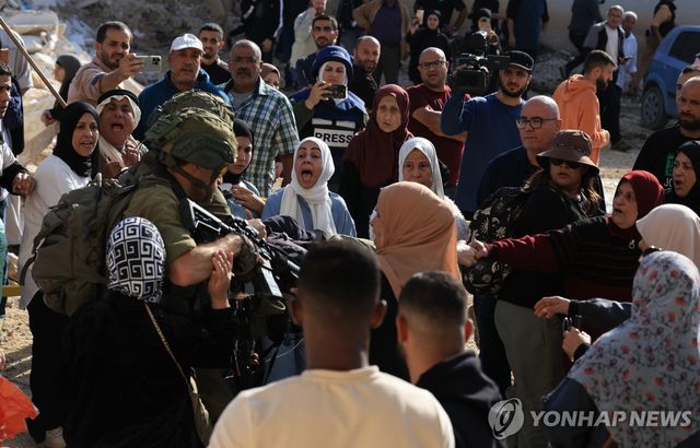 요르단강 서안 긴장