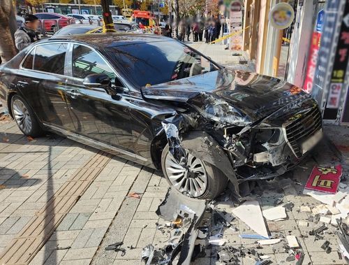 18일 인천시 부평구 차량 돌진 사고