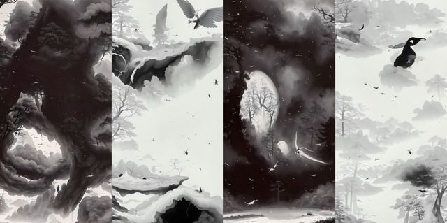 박제성 '자간' 미디어아트 