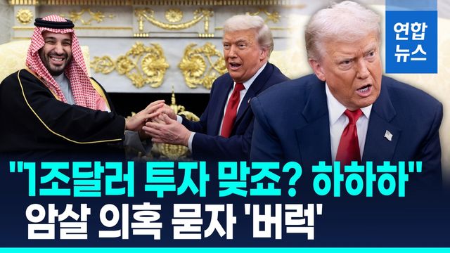 [영상] "6천억 아니고 1조 달러 맞죠?"…트럼프, 빈살만 '최상급' 예우 - 2