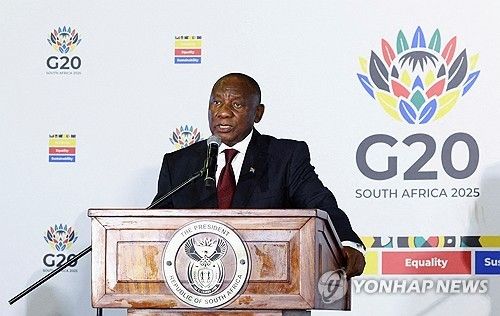 시릴 라마포사 남아공 대통령