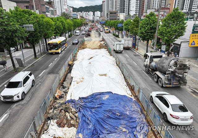 광주 도시철도 2호선 공사 구간