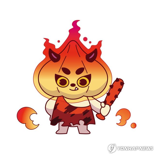 제주산 마늘 캐릭터 '제주마왕'