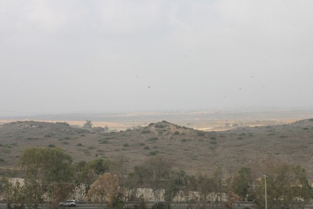 이스라엘 스데로트 전망대에서 본 가자지구