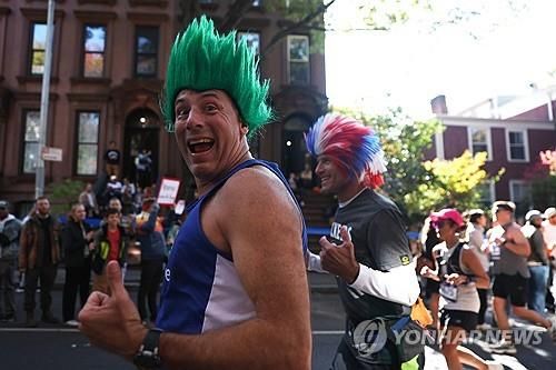 뉴욕 마라톤 참가자