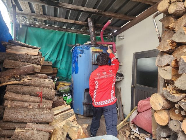 화목보일러 점검