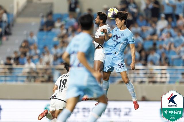 8월 대구에서 열린 대구-제주전 장면.