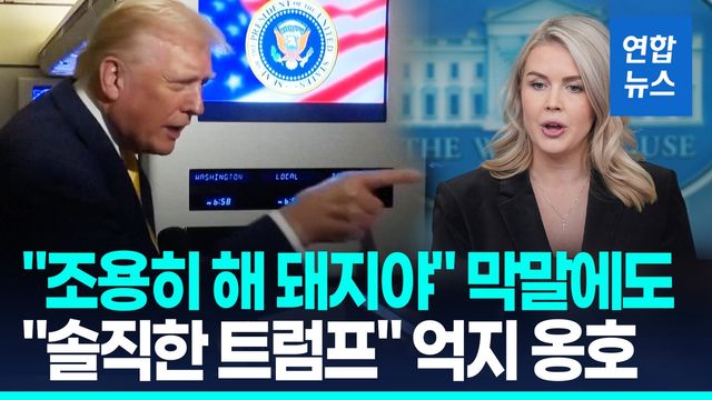 [영상] 트럼프는 여기자에 "돼지" 막말…백악관은 "솔직하다" 억지 옹호 - 2