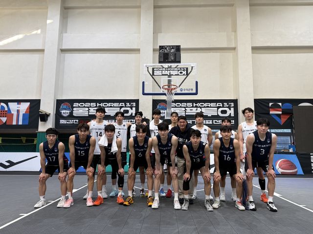 3대3 국가대표 트라이아웃 모습