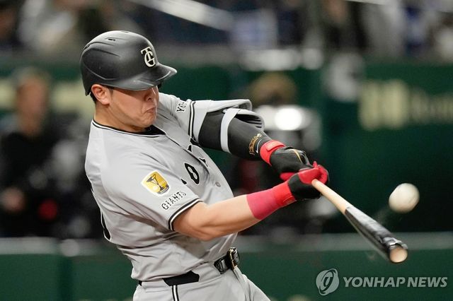 MLB 진출 노리는 일본 오카모토 가즈마