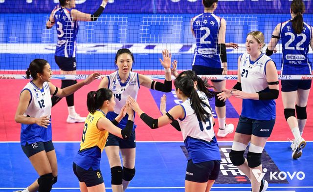 프로배구 현대건설 선수단