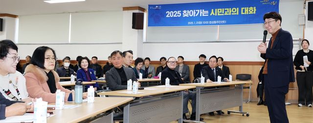 '찾아가는 시민과의 대화' 진행하는 우범기 전주시장