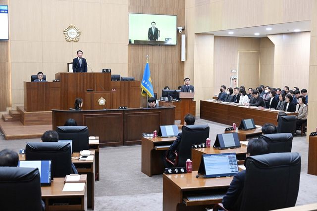 울주군의회, 올 마지막 회기 시작…내년 당초예산안 심사