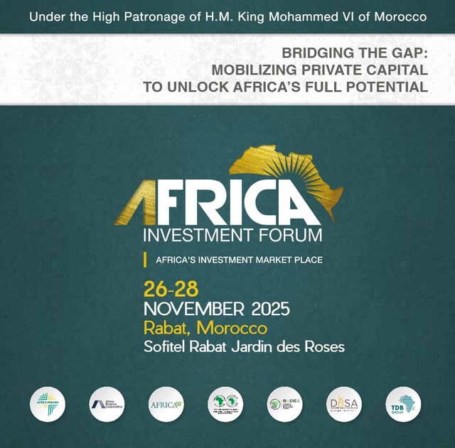 11월 26∼28일 모로코 라바트에서 열리는 아프리카투자포럼(AIF) 포스터
