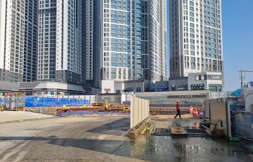 발파 공사 예정지