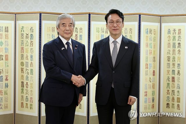 김민석 국무총리, 한일·일한 협력위원회 대표단 접견