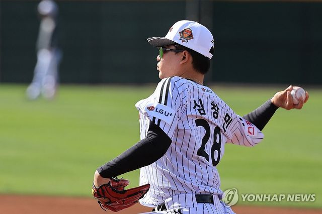 LG 유니폼 입은 심창민