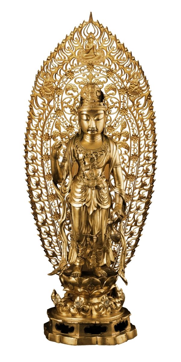 금동보살입상 AI 복원 이미지