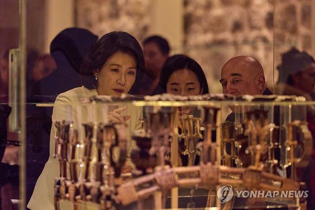 김혜경 여사, 튀르키예 문명박물관 방문