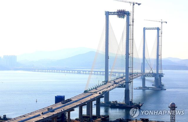 내년 초 개통을 앞둔 인천 제3연륙교