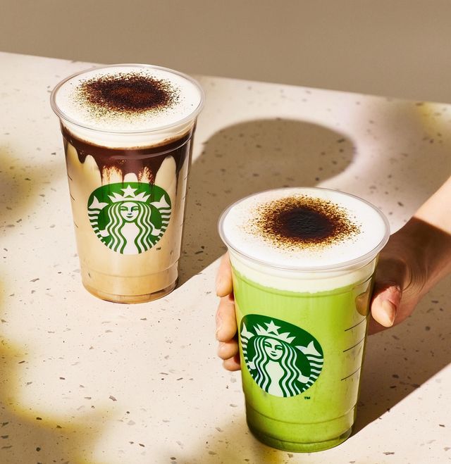 스타벅스 블랙·말차 글레이즈드 라떼