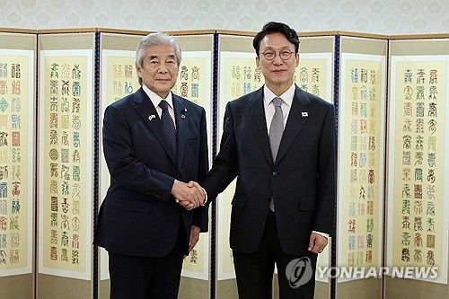 김민석 국무총리, 한일·일한 협력위원회 대표단 접견