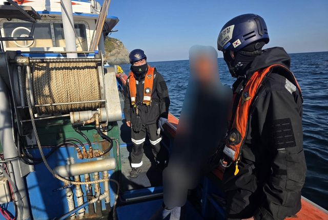 구명조끼 미착용 어선 적발한 제주해경