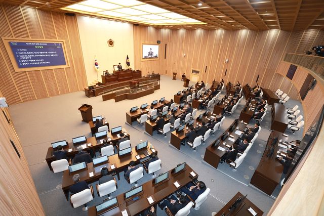충북도의회 본회의장
