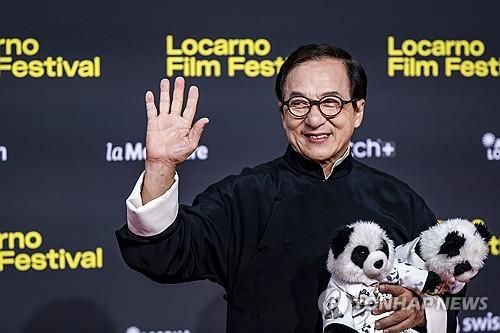 지난 8월 영화제 참석한 성룡