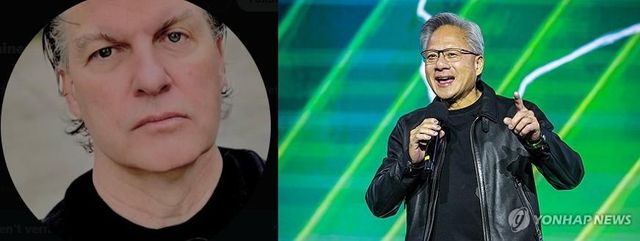 마이클 버리(왼쪽) vs 젠슨 황 엔비디아 CEO