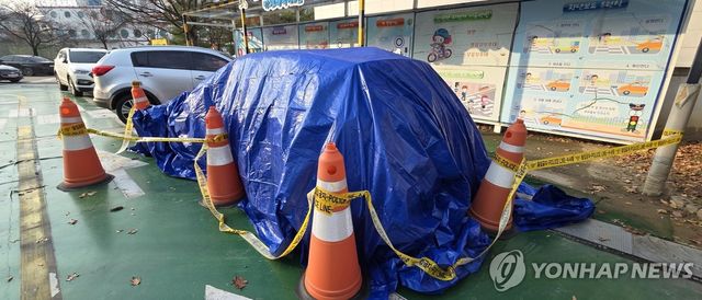 인양된 청주 장기실종 여성 SUV