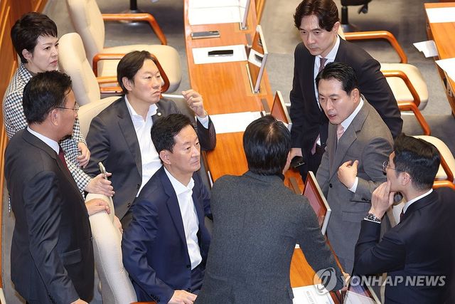 추경호 체포동의안 표결 앞둔 국민의힘